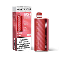 Dragon Berry Funky Lands Ti7000 disposable vape packaging