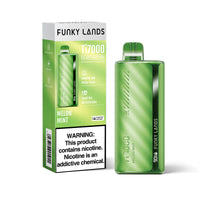 Melon Mint Funky Lands Ti7000 disposable vape packaging
