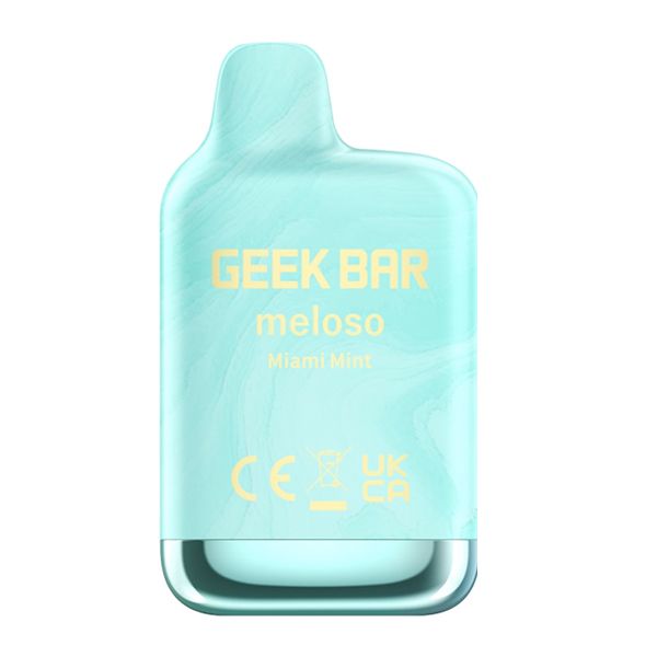 Geek Bar Meloso Mini 1500 Miami Mint Disposable Vape - Black Coral
