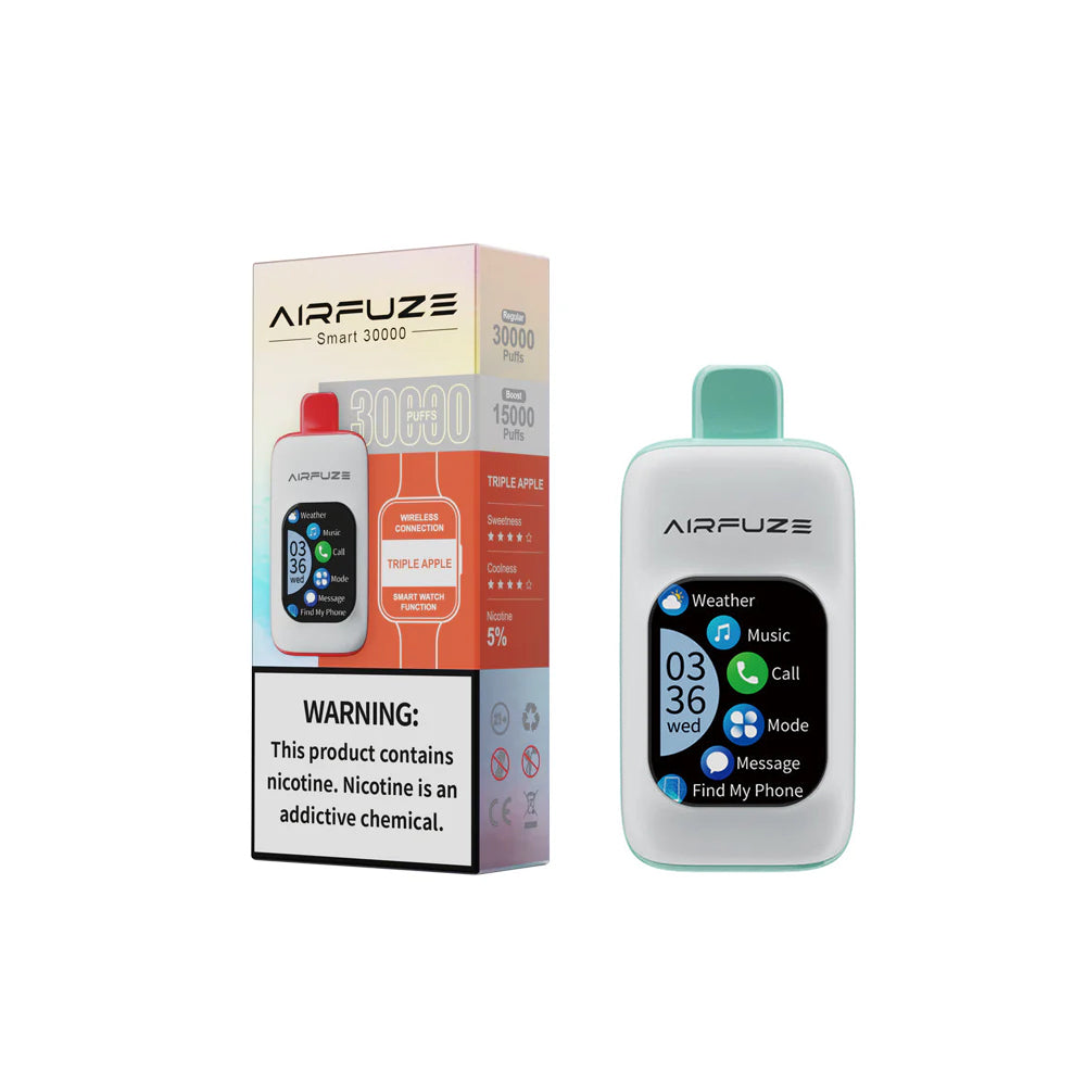 Green Apple Berry AirFuze Smart 30000 - Black Coral