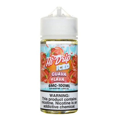 Guava Lava ICED by Hi-Drip 100ml - Black Coral