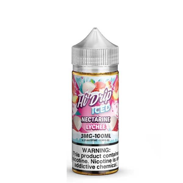 Nectarine Lychee ICED by Hi-Drip 100ml - Black Coral