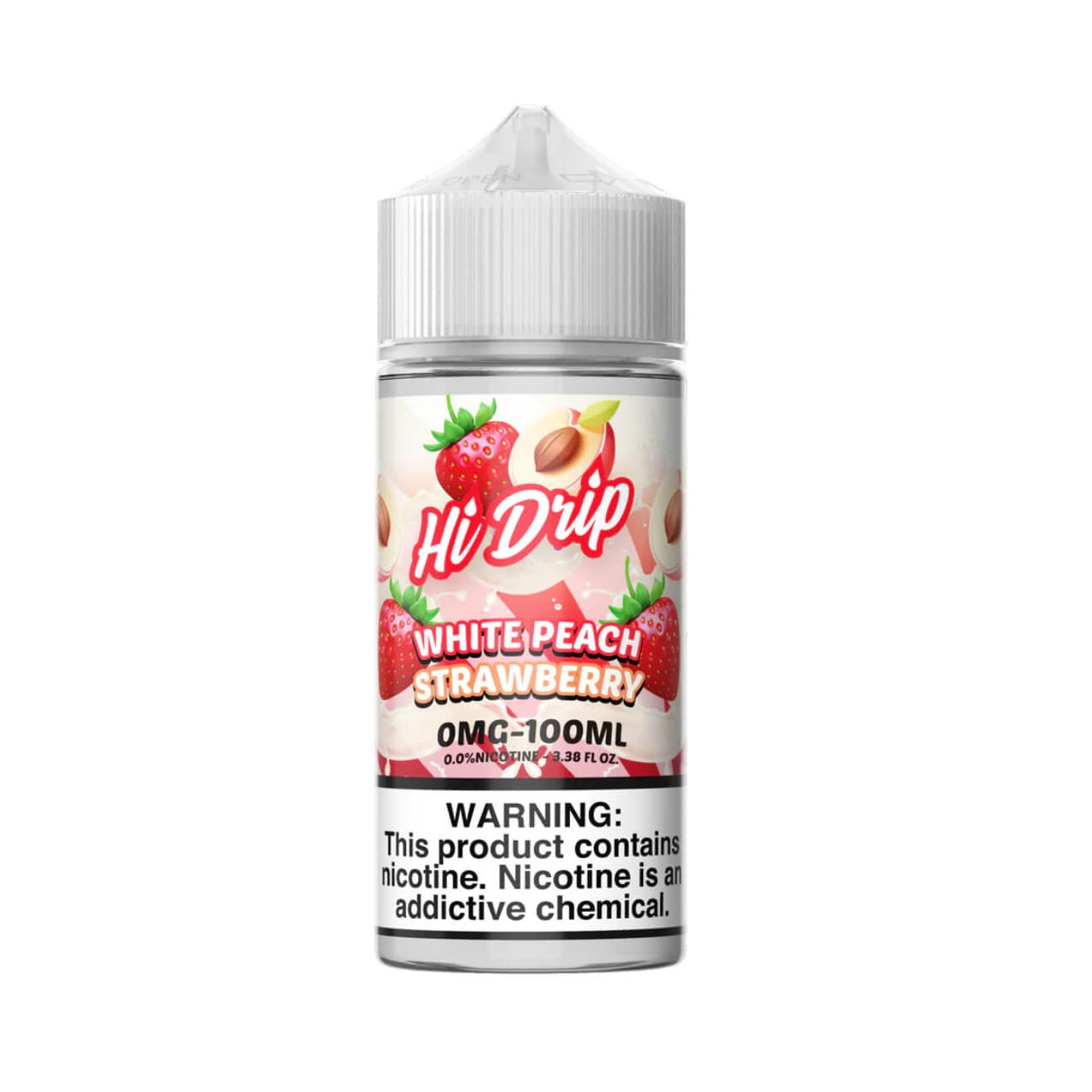 White Peach Strawberry by Hi-Drip 100ml - Black Coral
