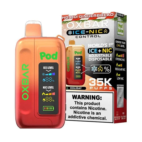 Ho! Ho! Gingerbread Oxbar Ice-Nic Control 35K