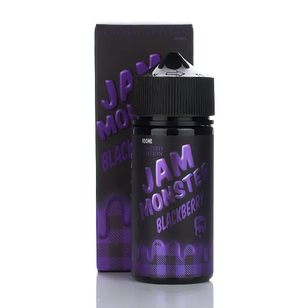 Jam Monster - No Nicotine Vape Juice - 100ml - Black Coral