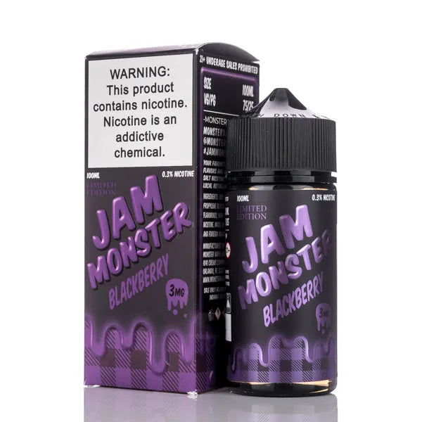 Jam Monster - Blackberry Jam - 100ml - Black Coral