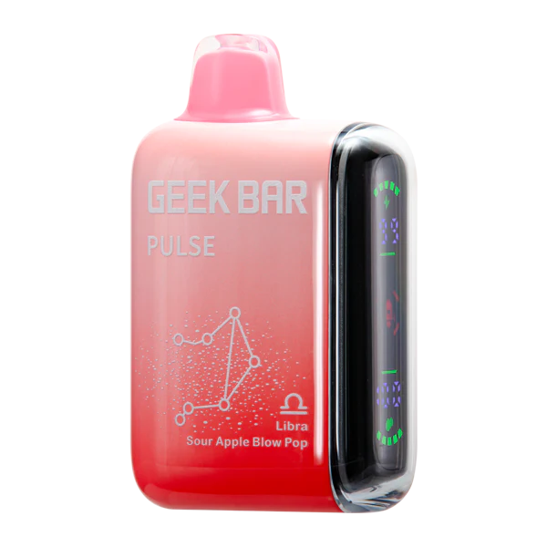 Sour Apple B-Burst (B-Pop) Geek Bar Pulse 15000 - Black Coral