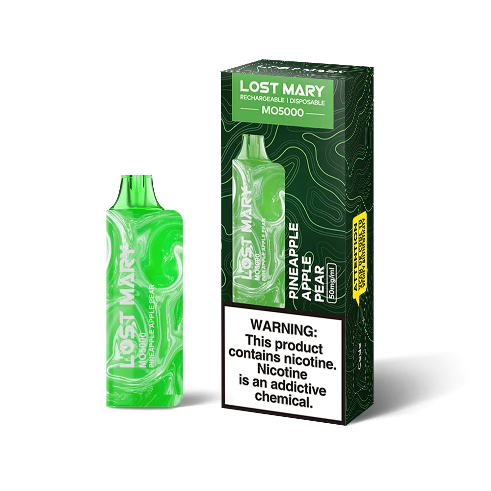 Pineapple Apple Pear Lost Mary MO5000 - Black Coral