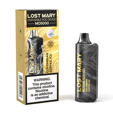 Colombian Coffee Ice Lost Mary MO5000 - Black Coral