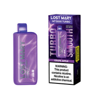 Grape Apple Lost Mary MT15000 Turbo disposable vape packaging