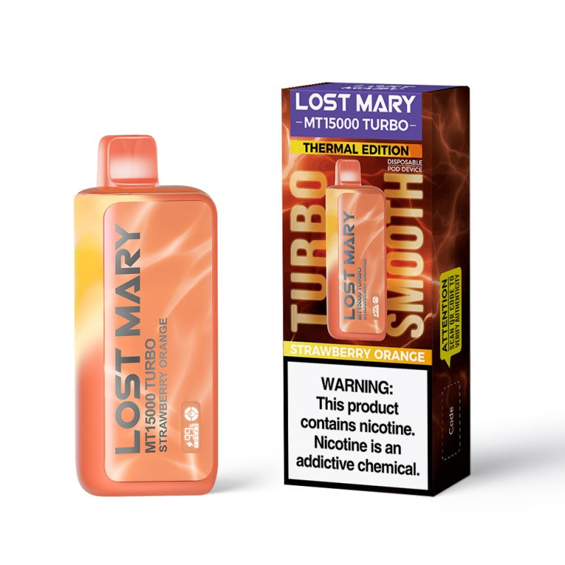 Strawberry-Orange - Lost Mary MT15000 Turbo | Online Vape Shop