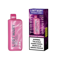 Grapefruit Berries Lost Mary MT15000 Turbo Weekly Edition disposable vape packaging