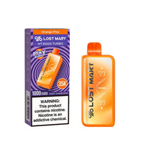 Orange Pixy Lost Mary MT35000 Turbo Disposable Vape Packaging