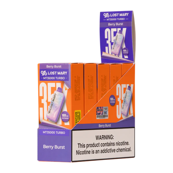 Berry Burst Lost Mary MT35000 Turbo - Black Coral