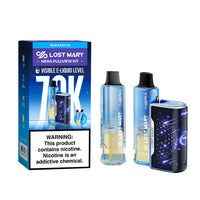 Blue Razz Ice Lost Mary Nera Fullview 70K Kit disposable vape packaging