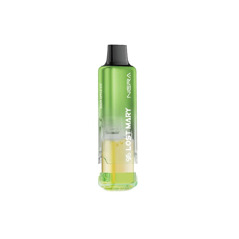 Sour Apple Ice disposable vape - Lost Mary Nera Fullview 70K Pod  