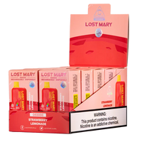 Strawberry Lemonade Lost Mary OS5000 disposable vape packaging