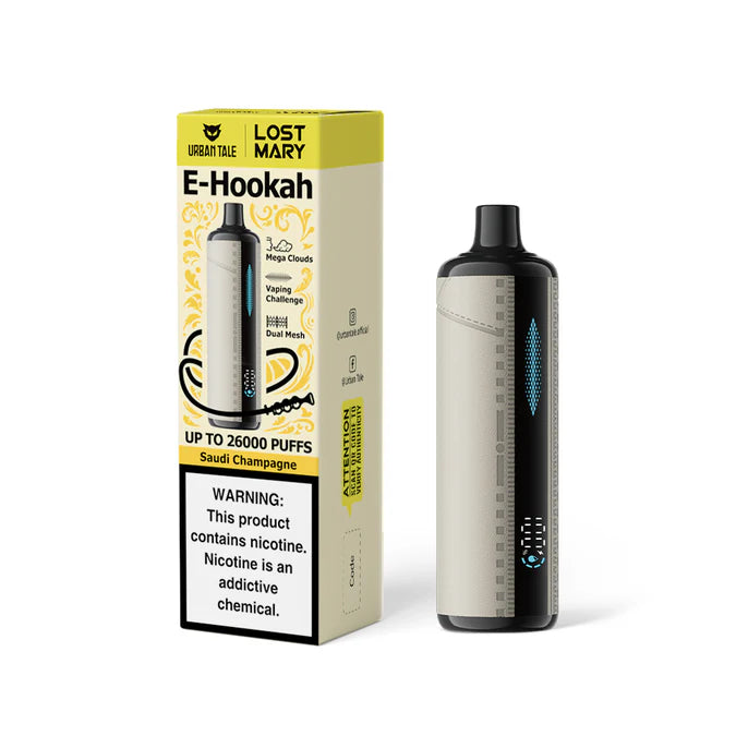 Saudi Champagne - Lost Mary X Urban Tale E-Hookah 26K| Online Vape Shop Saudi Champagne - Lost Mary X Urban Tale E-Hookah 26K| Online Vape Shop