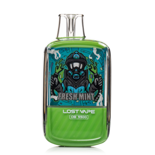 Fresh Mint Lost Vape OB5500 - Black Coral