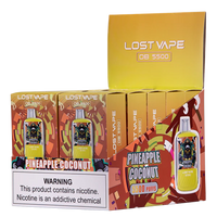 Pineapple Coconut Lost Vape OB5500 - Black Coral