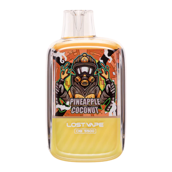Pineapple Coconut Lost Vape OB5500 - Black Coral