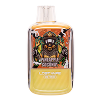 Pineapple Coconut Lost Vape OB5500 - Black Coral