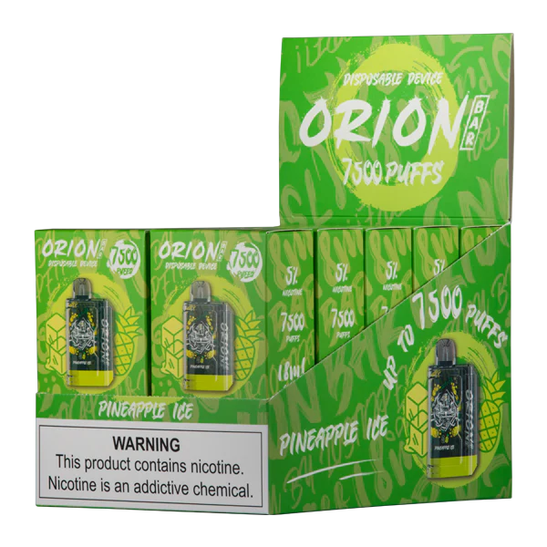 Pineapple Ice Lost Vape Orion Bar 7500 - Black Coral