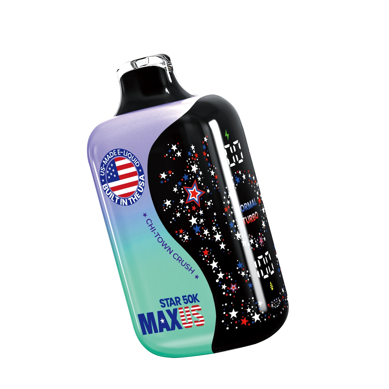 Maxus Star 50K Chi-Town Crush Disposable Vape - Black Coral