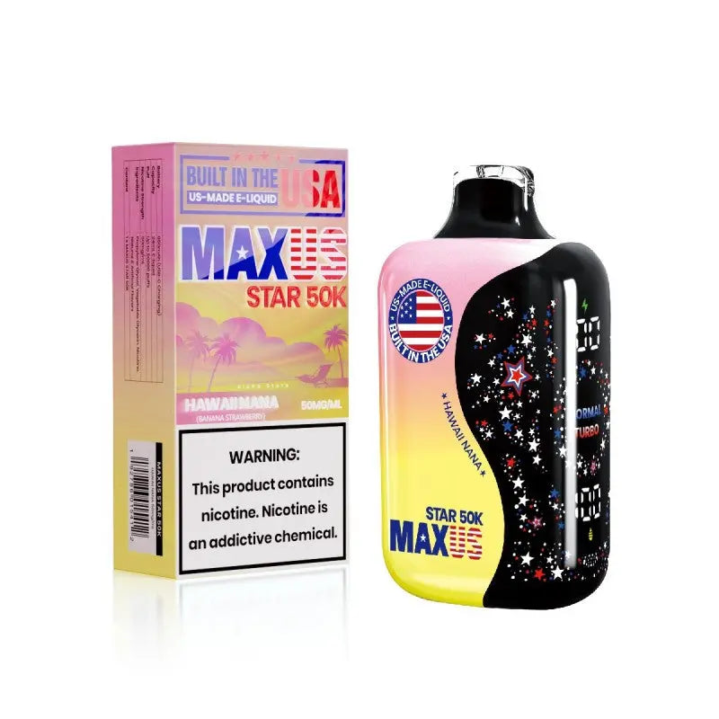 Hawaii Nana Maxus Star 50K Disposable Vape Packaging 