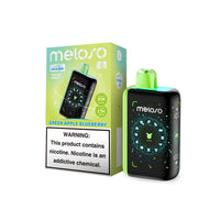 Meloso 30000 Green Apple Blueberry Disposable Vape - Black Coral