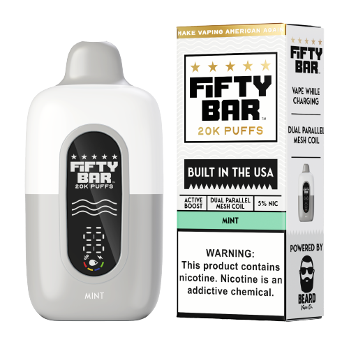 Mint Fifty Bar 20K - Black Coral