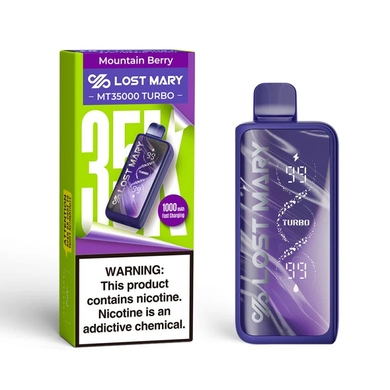 lost mary deep purple flavor profile Lost Mary MT35000 Turbo Blackberry Blueberry+