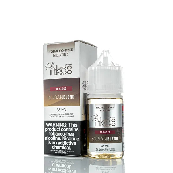 Cuban Blend by Naked 100 Tobacco 60ml - Black Coral