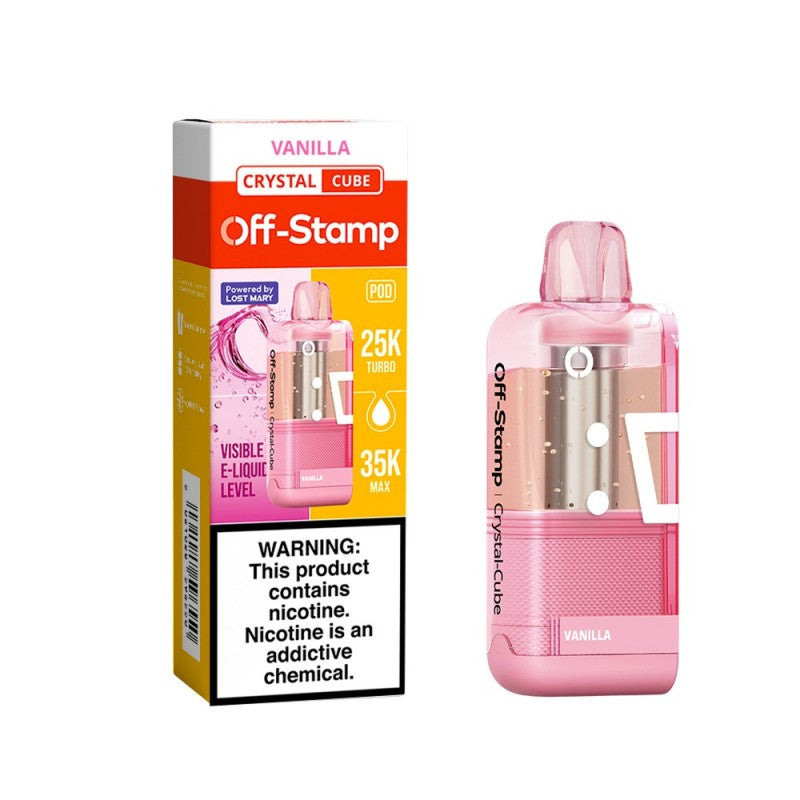 Off-Stamp X-Cube Crystal 35K Pod Vanilla - Black Coral