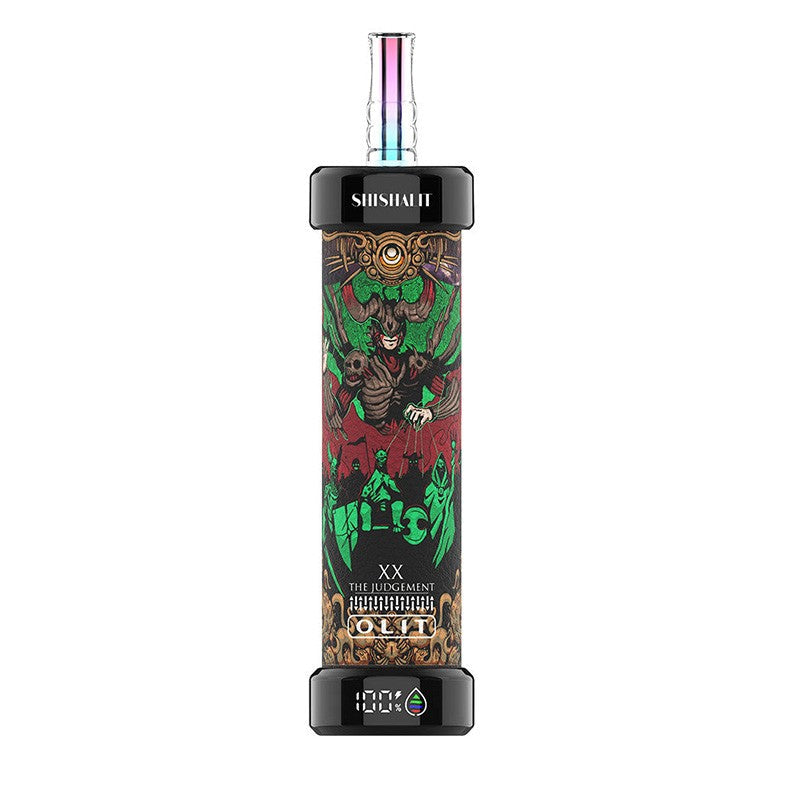 Olit Shishalit 30K E-Hookah (Tarot Edition) Watermelon Strawberry Bubblegum Disposable Vape - Black Coral