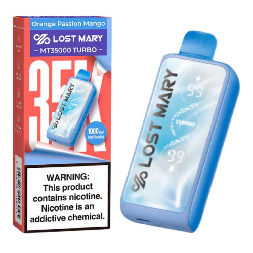 elf bar vape uk Lost Mary Alphonso Mango Ice Flavor Lost Mary MT35000 Turbo: Orange Passion  Mango Disposable Vape Lost