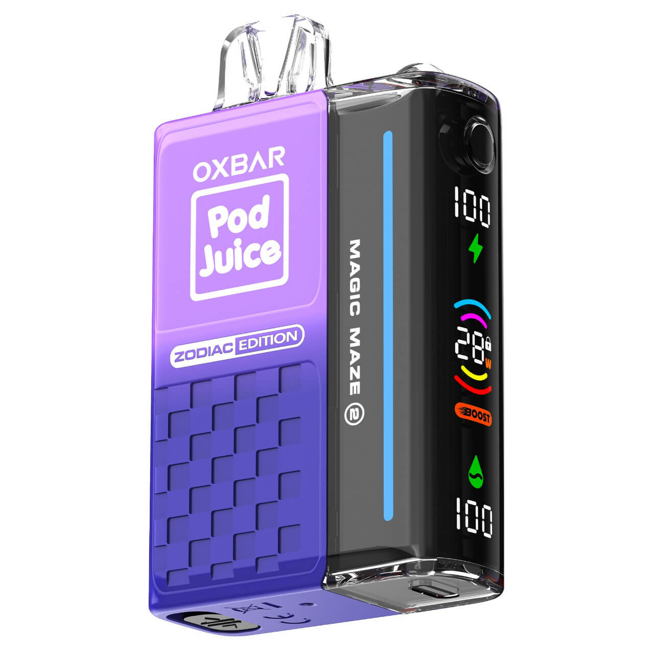 Oxbar Magic Maze 2.0 Pod Juice 30K Blueberry Muffin Disposable Vape - Black Coral