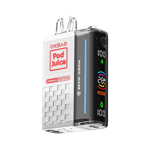 Oxbar Magic Maze 2.0 Pod Juice 30K Clear Red Disposable Vape - Black Coral