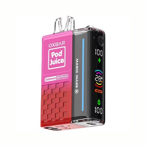 Oxbar Magic Maze 2.0 Pod Juice 30K Juicy Bae Watermelon Disposable Vape- Black Coral