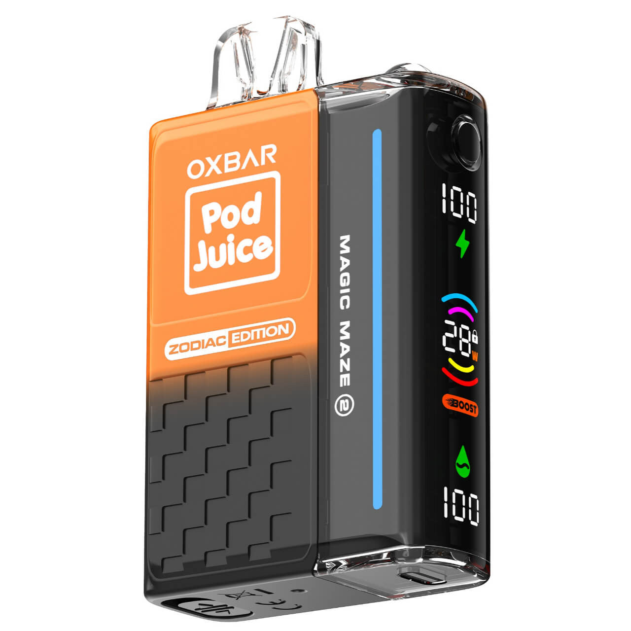 Oxbar Magic Maze 2.0 Pod Juice 30K Juicy Mango Burst Disposable Vape - Black Coral