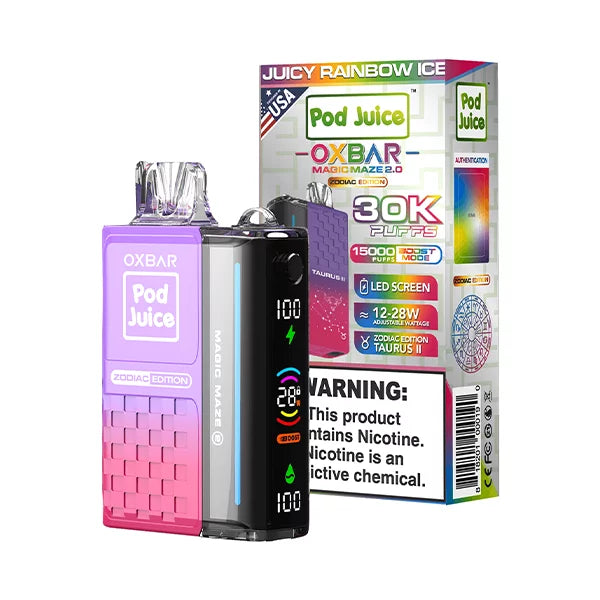 Oxbar Magic Maze 2.0 Pod Juice 30K Juicy Rainbow Ice - Black Coral