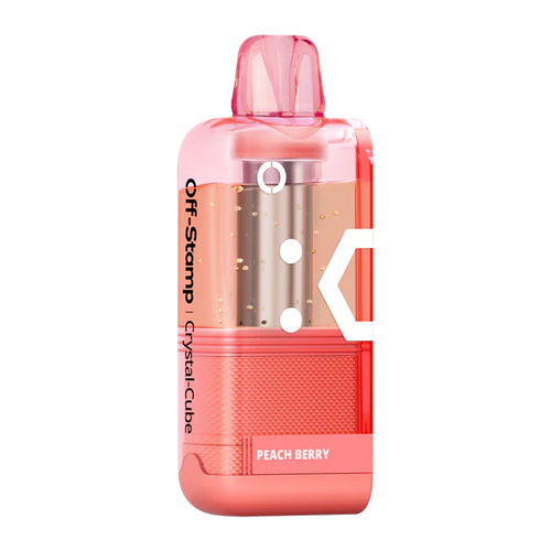 Off-Stamp X‑Cube Crystal 35K Pod - Peach Berry Disposable Vape