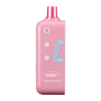 Off Stamp Cube 25K Pod Peach Medley Disposable Vape - Black Coral