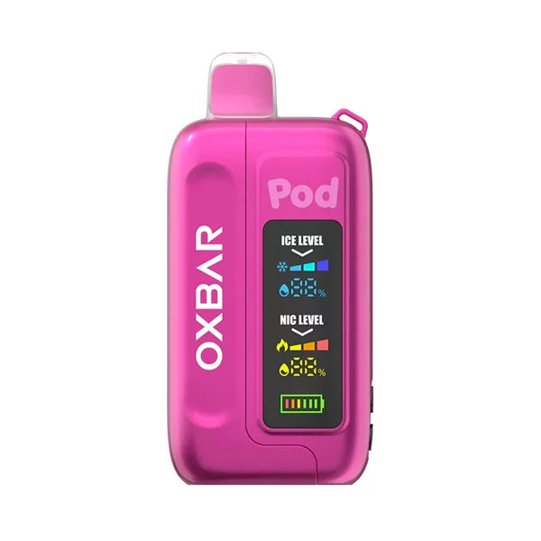 Pink Strawberry Burst Oxbar Ice-Nic Control 35K - Black Coral