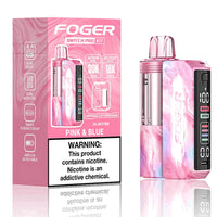 Foger Switch Pro 30K Kit Pink & Blue Disposable Vape - Black Coral