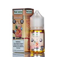 Pod Juice Salt PJ5000 Malibu 30ml packaging 