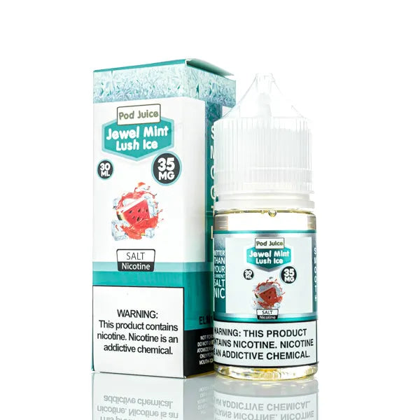 Jewel Mint Lush Ice - Pod Juice Salt 30ml packaging 