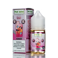 Peach Berry Ice Pod Juice Salt PJ5000 30ml packaging 