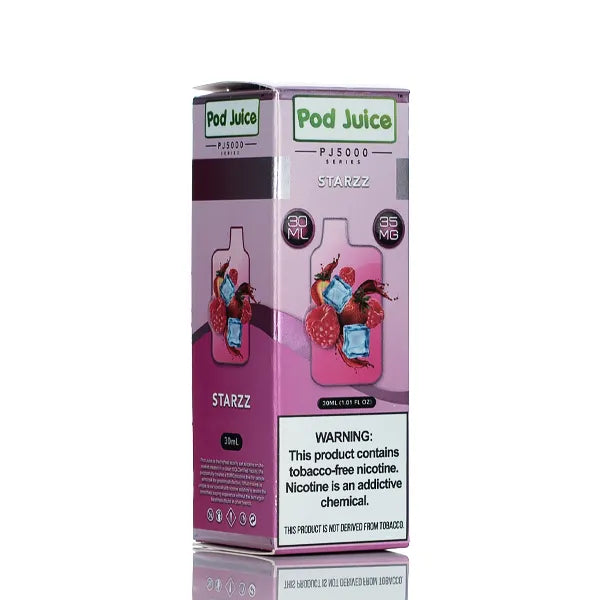 Starzz Pod Juice Salt PJ5000  30ml packaging 
