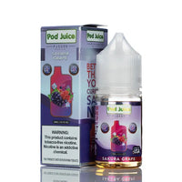 Pod Juice Salt PJ5000 - Sakura Grape Ice - 30ml - Black Coral